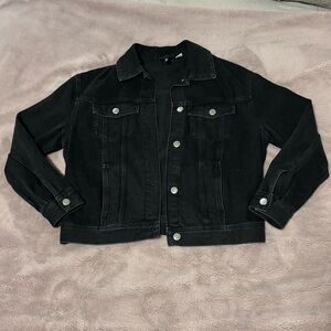 H&M Black Denim Jacket